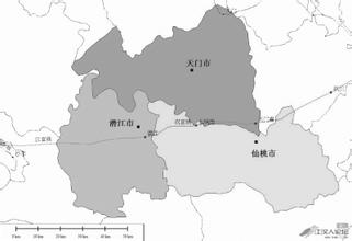 天门南火车站地图,天门南火车站位置