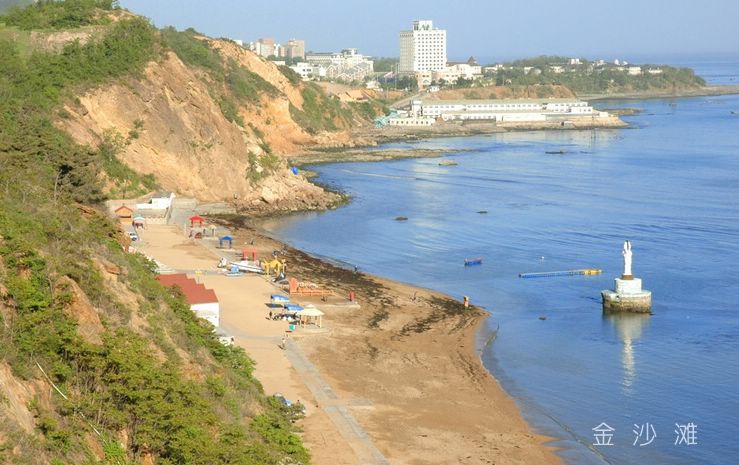 大连金沙滩海滨浴场